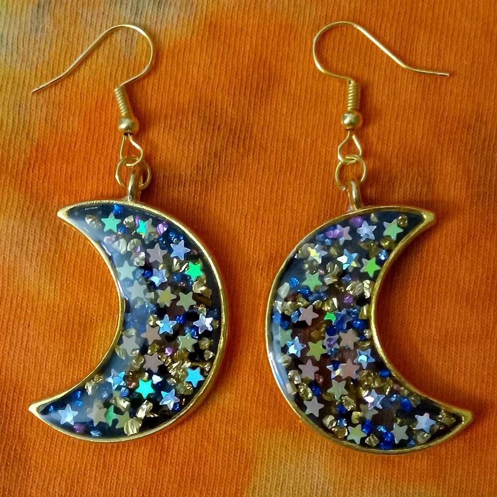 Handmade Crescent Moon Earrings